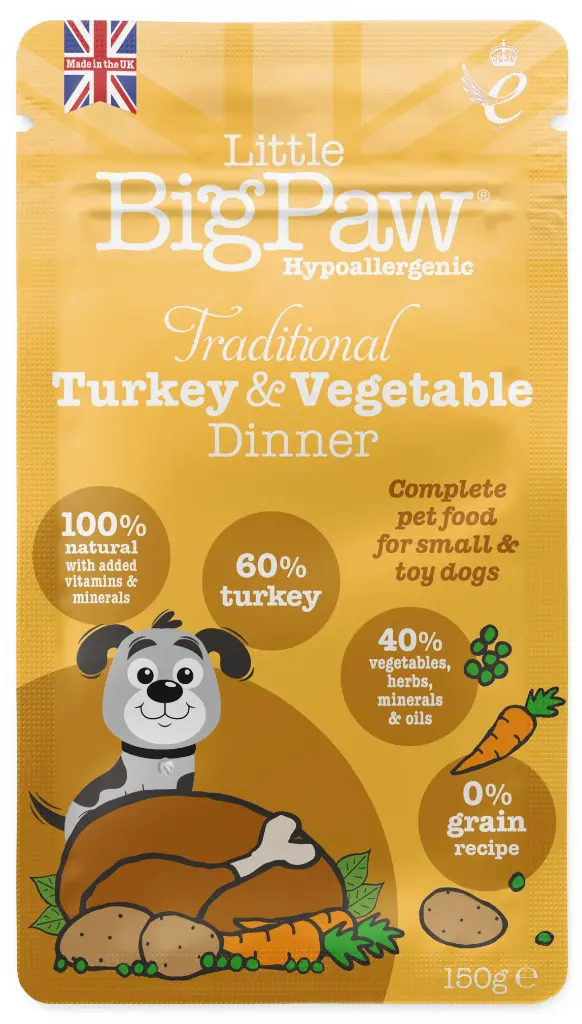 Little Big Paw Chien 150g Dinde - Carton