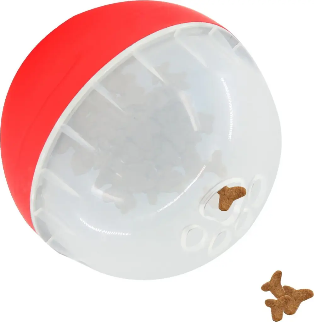 Balle distributrice de friandises pour chat