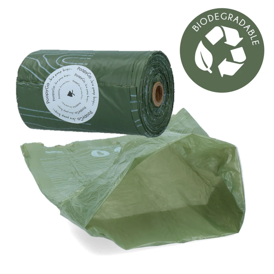 PoopyGo Conteneur + 15 sachets bio-dégradables