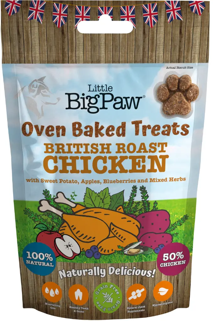 Little Big Paw - Biscuits au Poulet 130g - Carton