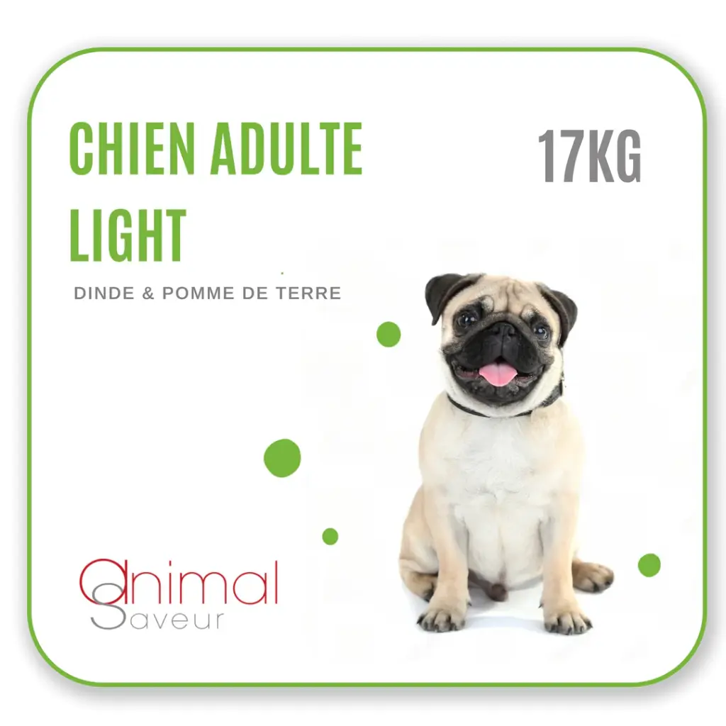 Croquette Chien Adulte Préventive Light 17 kg - Dinde / Pommes de Terre