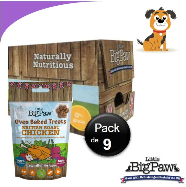 Little Big Paw - Biscuits au Poulet 130g - Carton