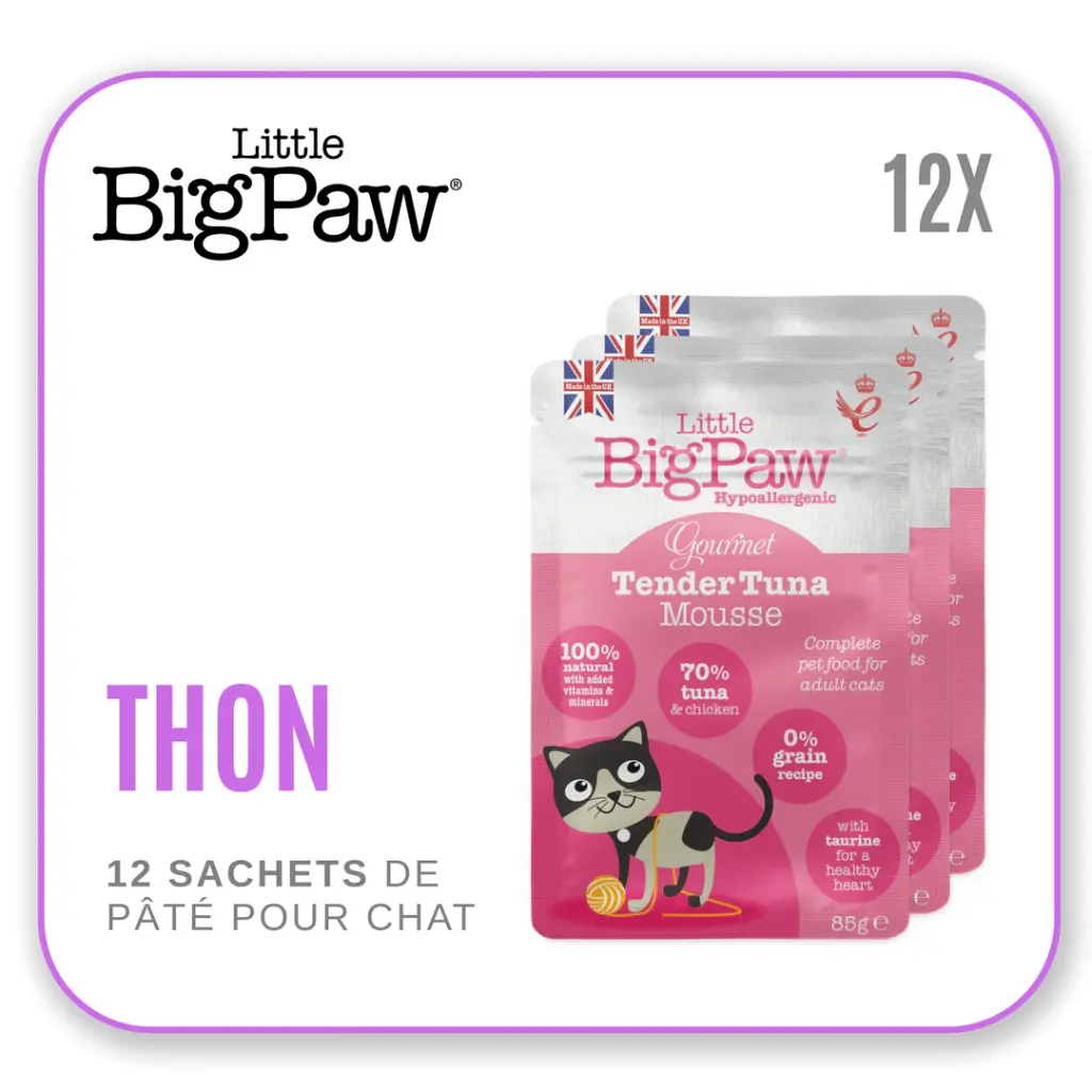 Little Big Paw Chat 85g Thon - Carton