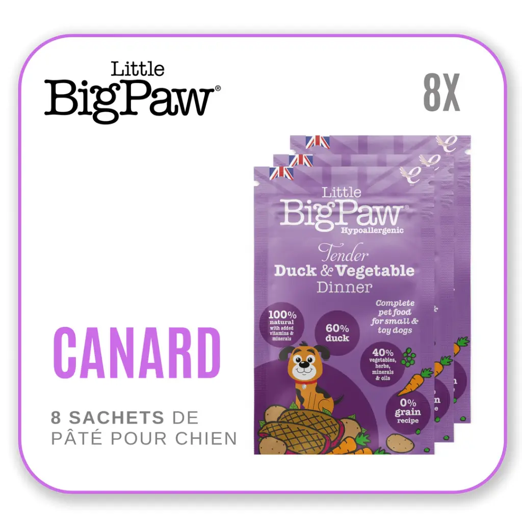 Little Big Paw Chien 150g Canard - Carton